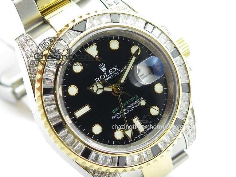 Bracelet Black On Bp-Maker SS YG SS Ruby 116759 Dial GMT-Master II YG Crystal A3186 Black 0127